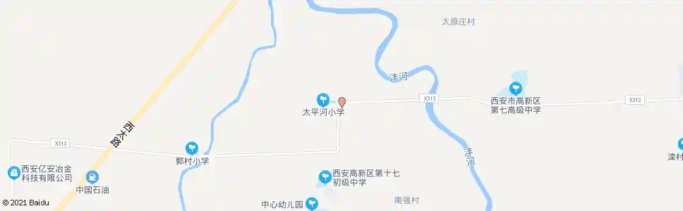 西安太平河村_公交站地图_西安公交_妙搜公交查询2025
