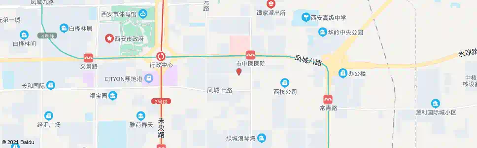 西安八院_公交站地图_西安公交_妙搜公交查询2025