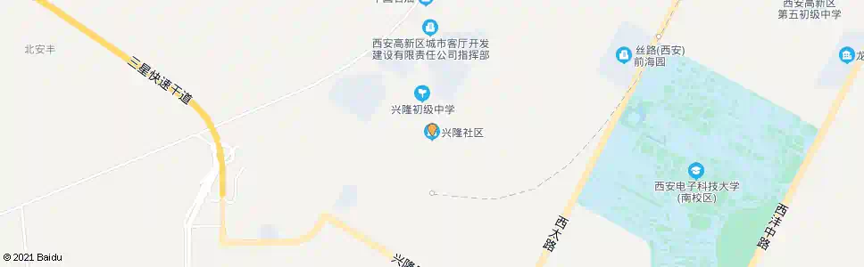 西安兴隆社区_公交站地图_西安公交_妙搜公交查询2025