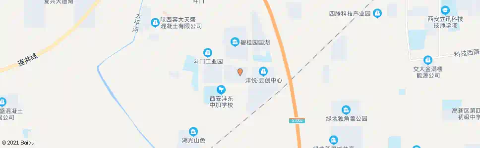 西安昆明澜庭_公交站地图_西安公交_妙搜公交查询2025