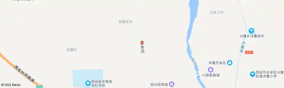 西安吴家村_公交站地图_西安公交_妙搜公交查询2025