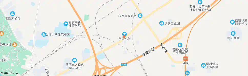 西安豁口_公交站地图_西安公交_妙搜公交查询2025