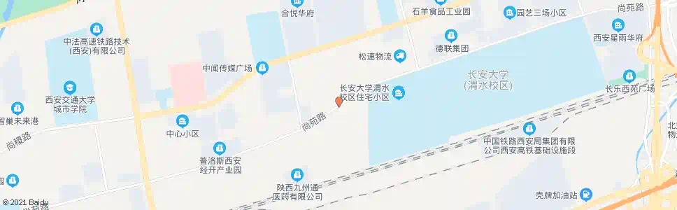 西安尚苑路大普产业园_公交站地图_西安公交_妙搜公交查询2025