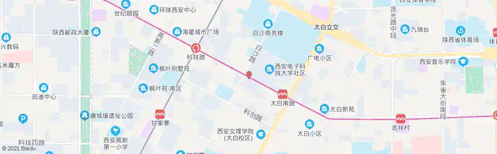 西安徐家庄_公交站地图_西安公交_妙搜公交查询2025