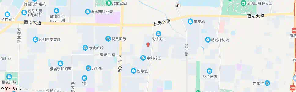 西安四季长安_公交站地图_西安公交_妙搜公交查询2025