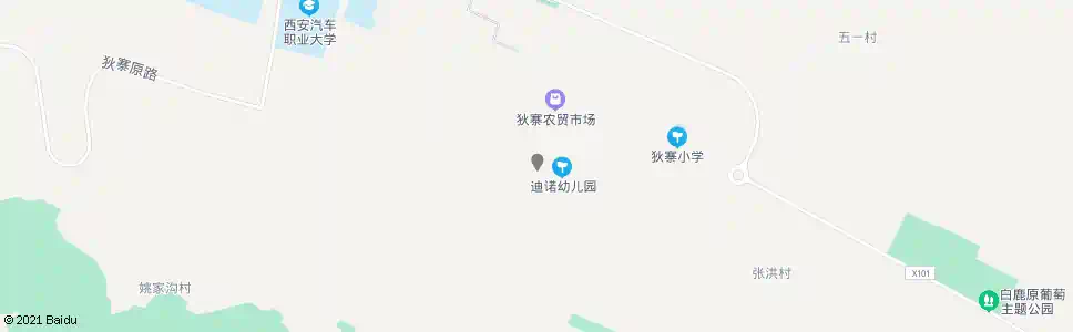 西安狄寨街村_公交站地图_西安公交_妙搜公交查询2025