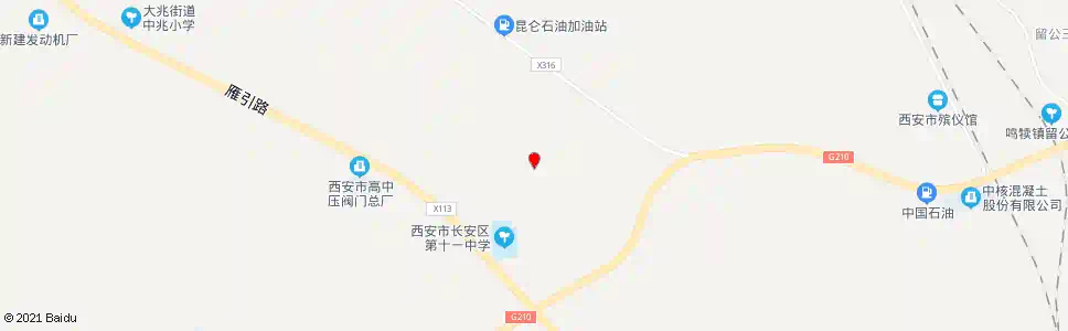 西安大兆街办_公交站地图_西安公交_妙搜公交查询2025