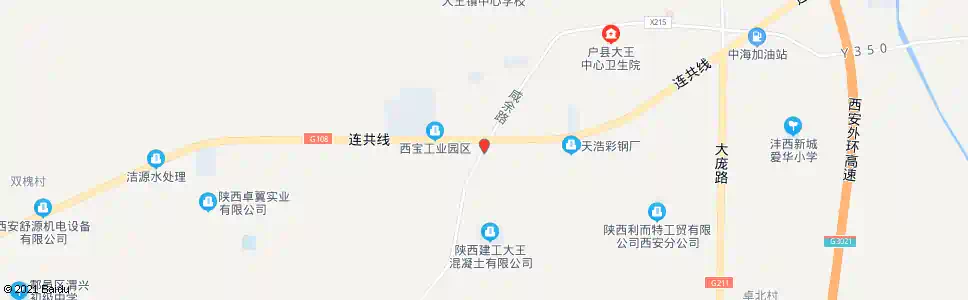 西安大王西宝路口_公交站地图_西安公交_妙搜公交查询2025