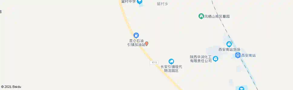 西安南留村_公交站地图_西安公交_妙搜公交查询2025