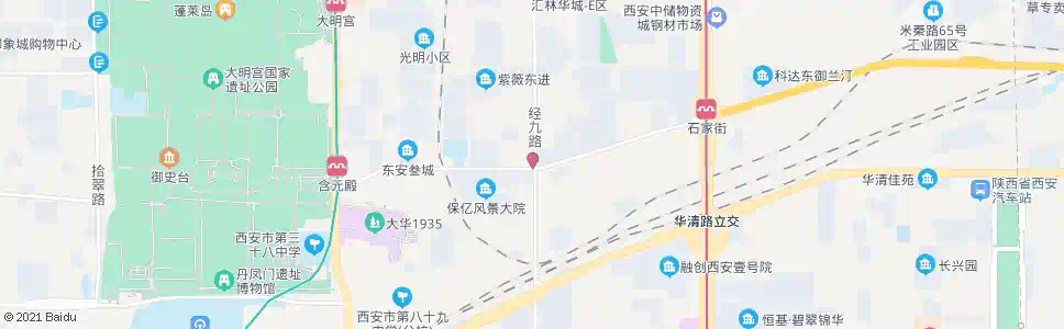 西安八府庄_公交站地图_西安公交_妙搜公交查询2025