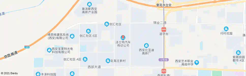 西安法士特传动公司_公交站地图_西安公交_妙搜公交查询2025