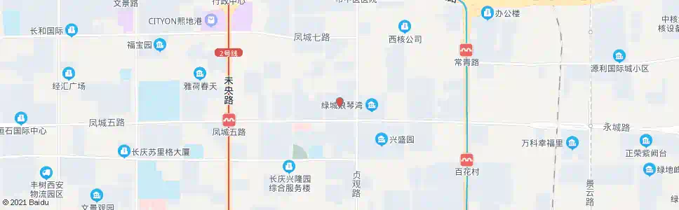 西安兴乐园小区_公交站地图_西安公交_妙搜公交查询2025