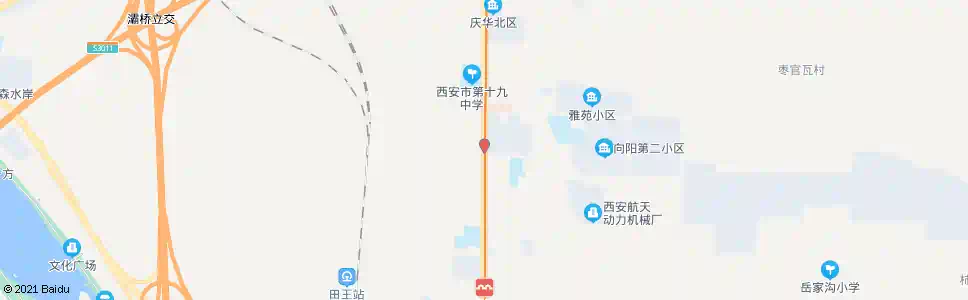 西安铸管厂_公交站地图_西安公交_妙搜公交查询2025