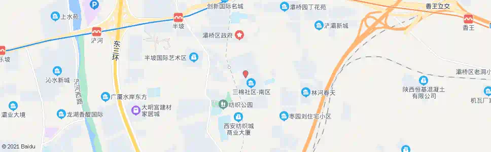 西安纺正街纺三路口_公交站地图_西安公交_妙搜公交查询2025