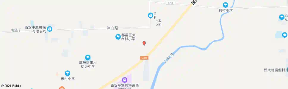 西安大良村_公交站地图_西安公交_妙搜公交查询2025