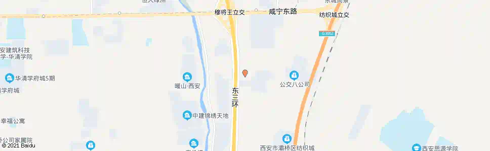 西安明珠小区_公交站地图_西安公交_妙搜公交查询2025