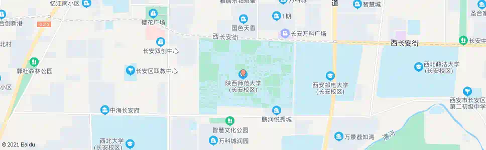 西安长安师范_公交站地图_西安公交_妙搜公交查询2025