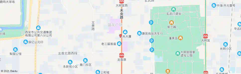 西安方新村_公交站地图_西安公交_妙搜公交查询2025