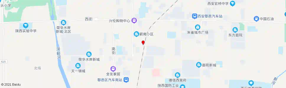 西安户县城隍庙_公交站地图_西安公交_妙搜公交查询2025