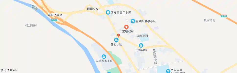 西安圆盘路口_公交站地图_西安公交_妙搜公交查询2025