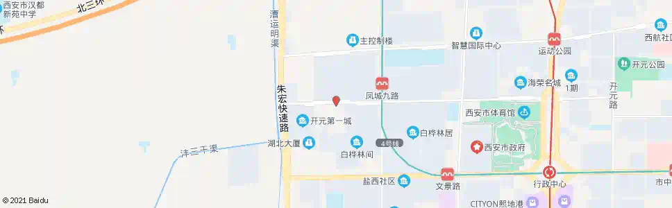 西安文景西区南门_公交站地图_西安公交_妙搜公交查询2025