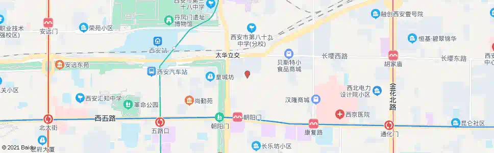 西安彭村垃圾台_公交站地图_西安公交_妙搜公交查询2025