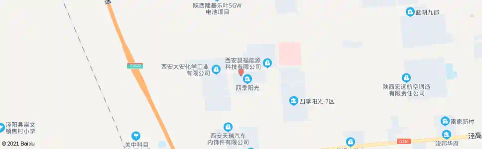 西安四季阳光_公交站地图_西安公交_妙搜公交查询2025