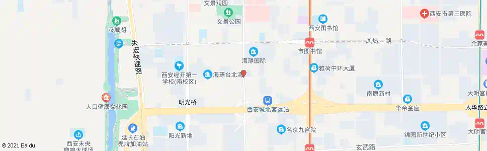 西安凤城一路文景路口_公交站地图_西安公交_妙搜公交查询2025