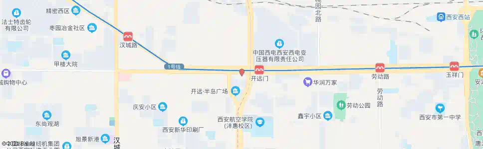西安高楼村(取消)_公交站地图_西安公交_妙搜公交查询2025