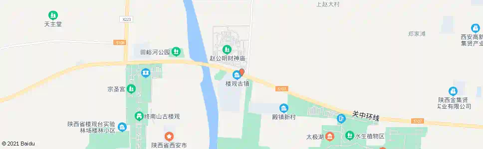 西安赵公明财神庙_公交站地图_西安公交_妙搜公交查询2025