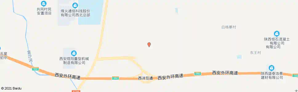 西安南八元村_公交站地图_西安公交_妙搜公交查询2025