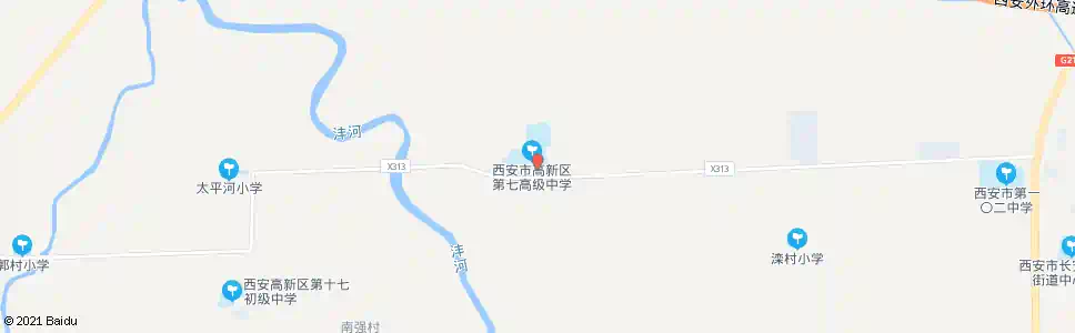 西安长安五中_公交站地图_西安公交_妙搜公交查询2025