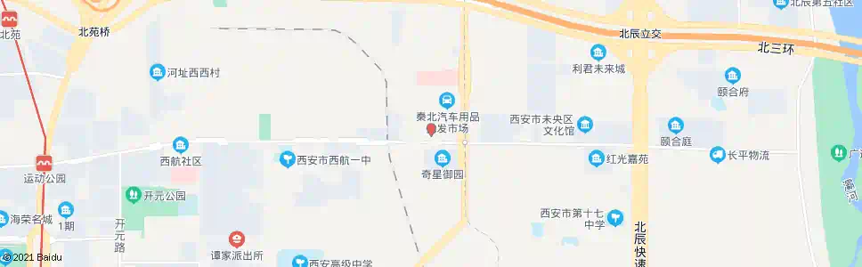 西安新月花园_公交站地图_西安公交_妙搜公交查询2025