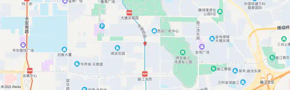 西安芙蓉西路雁南三路口_公交站地图_西安公交_妙搜公交查询2025