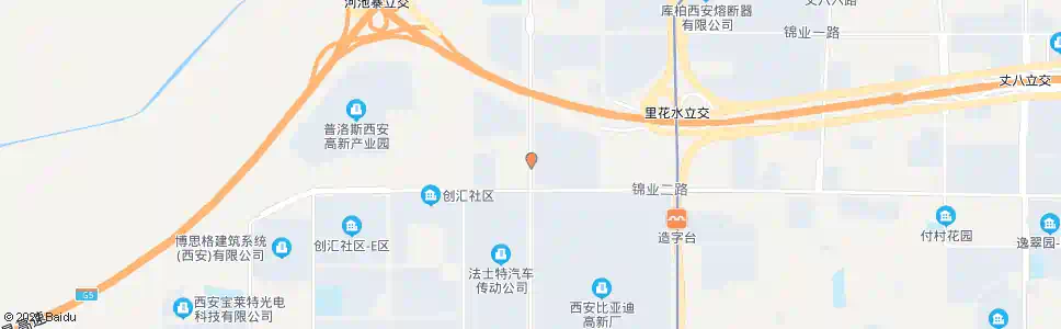 西安丈八八路南段_公交站地图_西安公交_妙搜公交查询2025