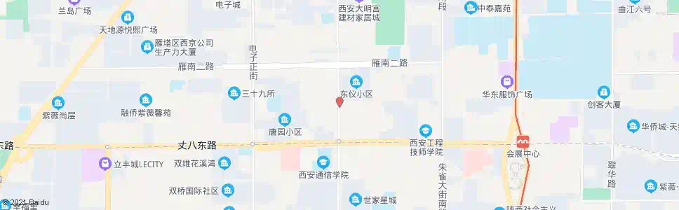 西安东仪福利区_公交站地图_西安公交_妙搜公交查询2025