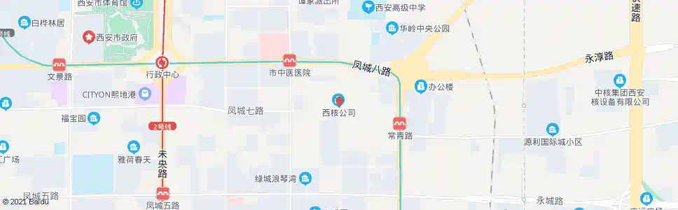西安渭滨路常青路口_公交站地图_西安公交_妙搜公交查询2025