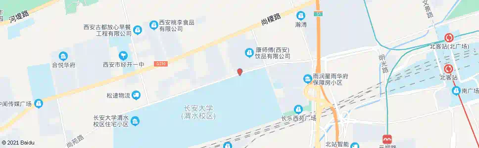 西安尚苑长安大学_公交站地图_西安公交_妙搜公交查询2025