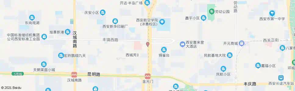 西安渭城信用联社_公交站地图_西安公交_妙搜公交查询2025