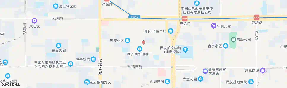 西安团结中路_公交站地图_西安公交_妙搜公交查询2025