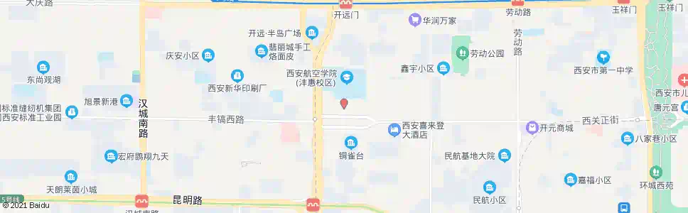 西安省经贸学校_公交站地图_西安公交_妙搜公交查询2025