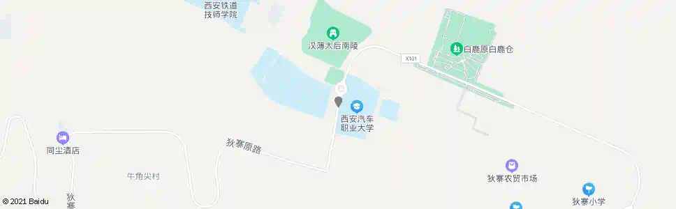 西安西安汽车科技学院_公交站地图_西安公交_妙搜公交查询2025