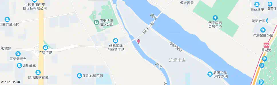 西安浐河东路北口_公交站地图_西安公交_妙搜公交查询2025