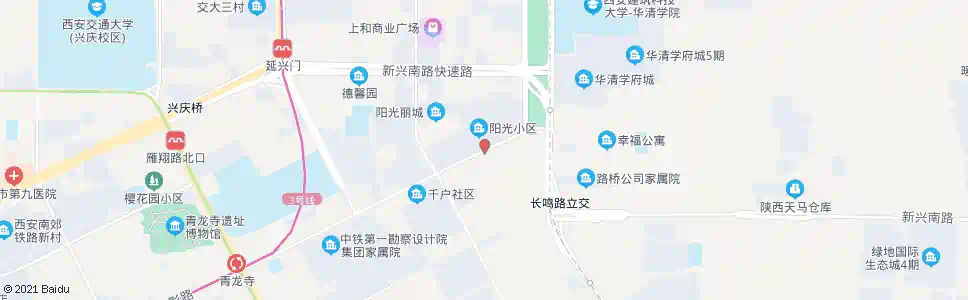 西安等驾坡_公交站地图_西安公交_妙搜公交查询2025