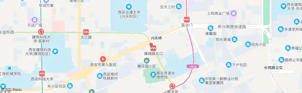 西安沙坡_公交站地图_西安公交_妙搜公交查询2025