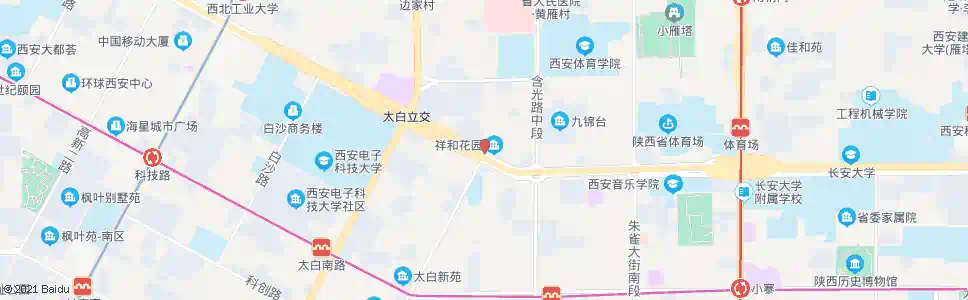 西安人才市场_公交站地图_西安公交_妙搜公交查询2025