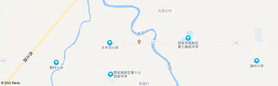 西安北强村_公交站地图_西安公交_妙搜公交查询2025