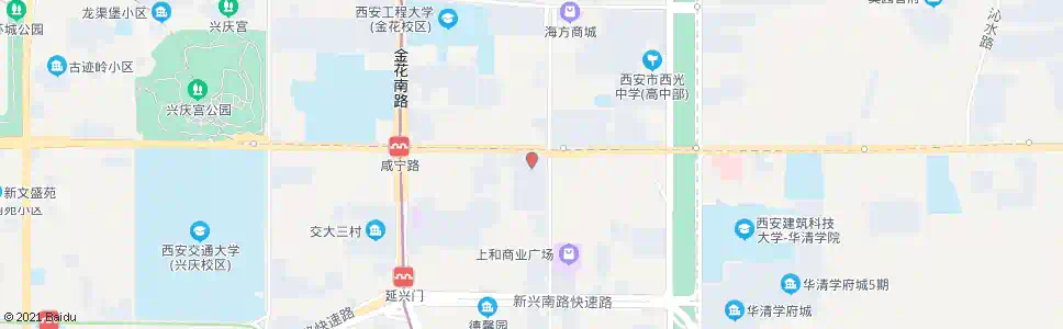 西安关山厂家属院_公交站地图_西安公交_妙搜公交查询2025
