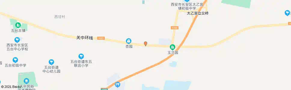 西安上寨村_公交站地图_西安公交_妙搜公交查询2025