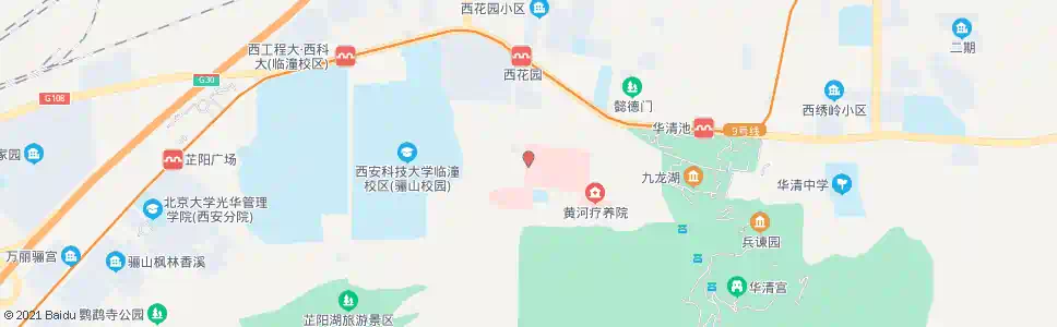 西安工人疗养院_公交站地图_西安公交_妙搜公交查询2025